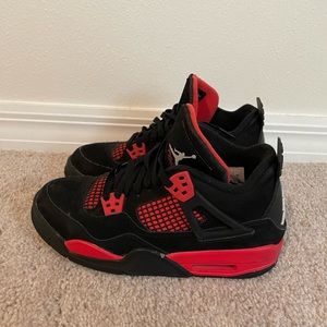 Air Jordan 4 Retro Red Thunder size 5.5Y. No box.